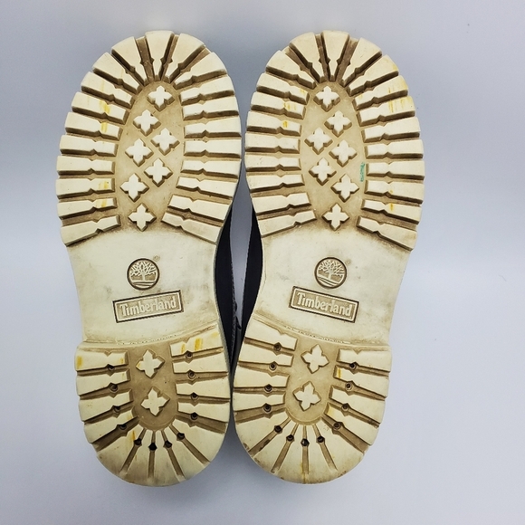 Timberland Kids Boys Nubuck Black White Sole Premium Waterproof Boots Size 2 - Picture 8 of 12